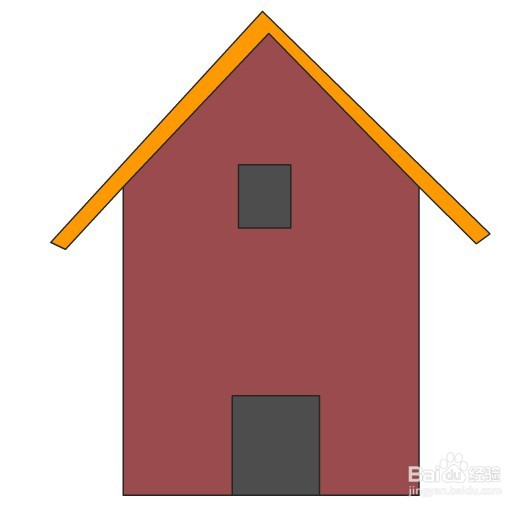 flash绘制一个农场房子的方法