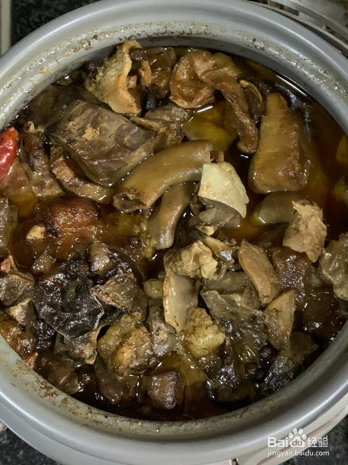 焖牛筋牛杂牛腩的做法