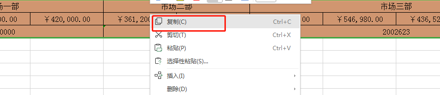WPS表格如何将横向与竖向表格相互转换