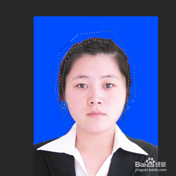 如何最快速的换掉相片底色