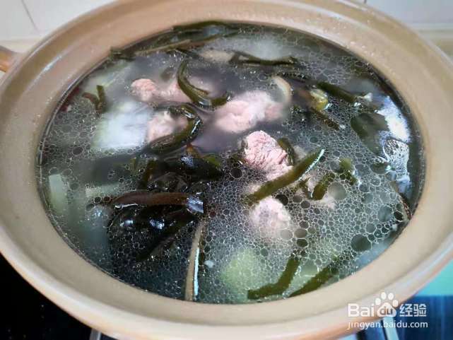 冬瓜排骨海带汤的做法