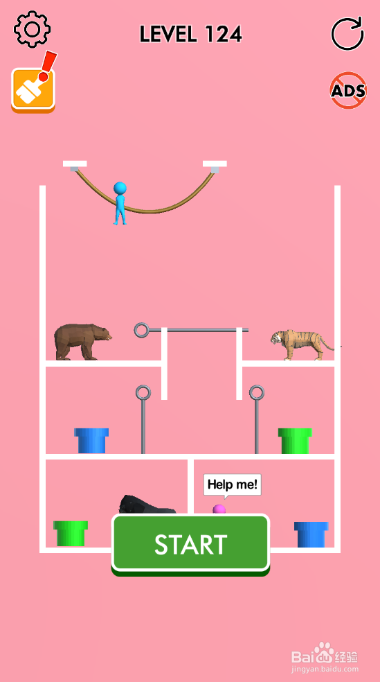 Love Pins Rescue的LEVEL 124怎样通关？