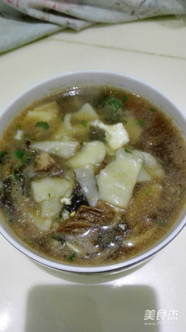 羊肉面片汤的做法