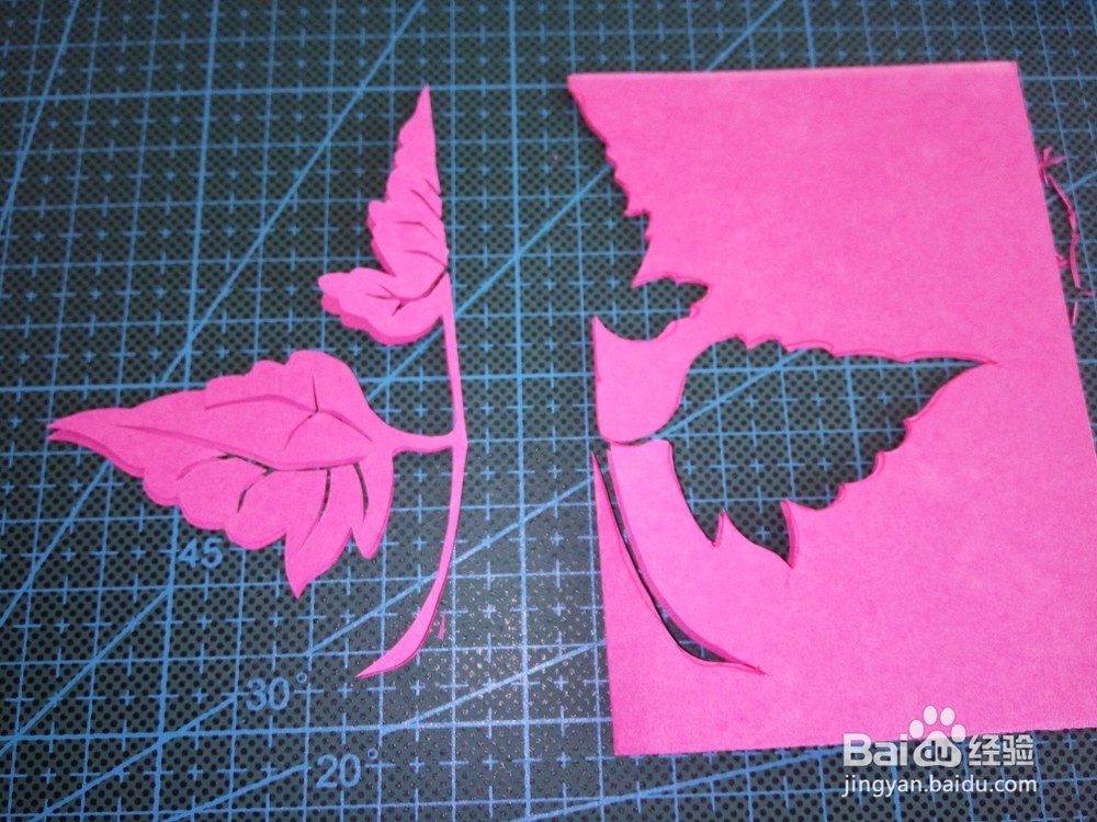 儿童剪纸之爬山虎叶剪纸教程