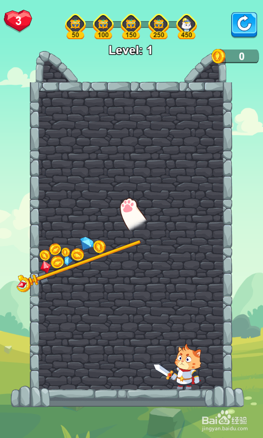 Cat Force的Level：1如何通过？