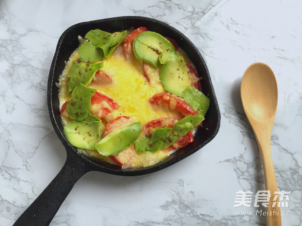 牛油果番茄焗蛋