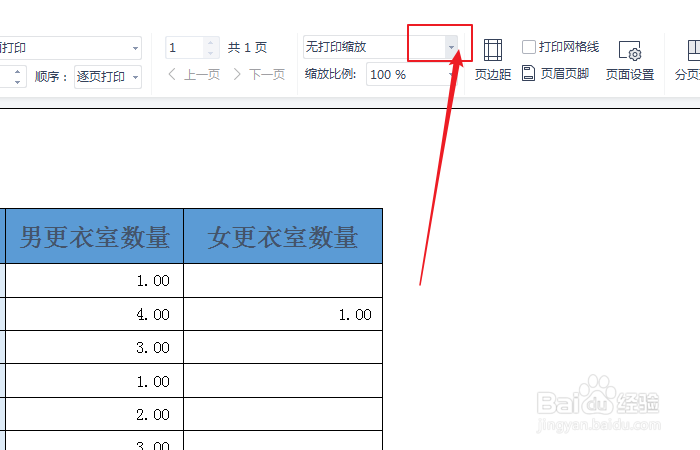 如何将excel整个工作表打印在一页