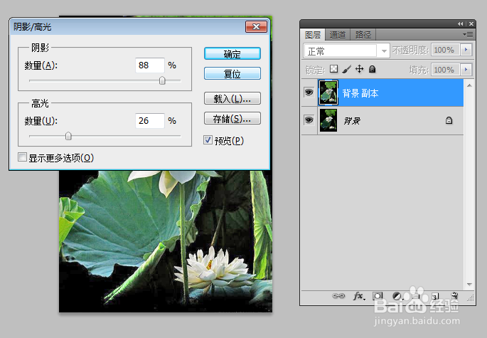如何利用Photoshop制作水墨荷花