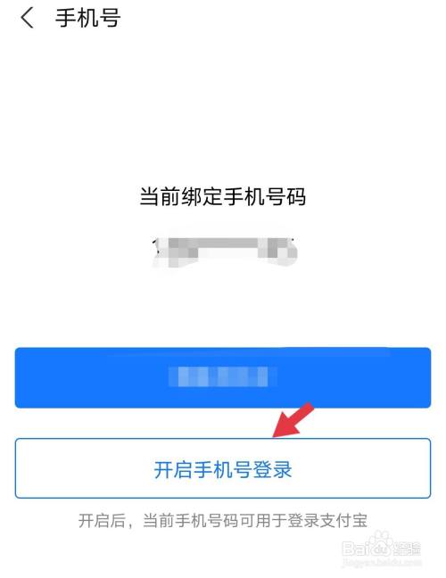支付寶怎麼開啟手機號登錄