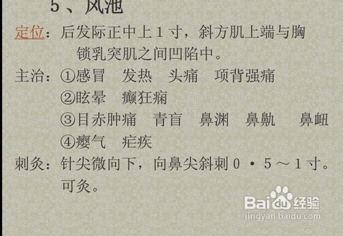 中医经络知识之足少阳胆经图解