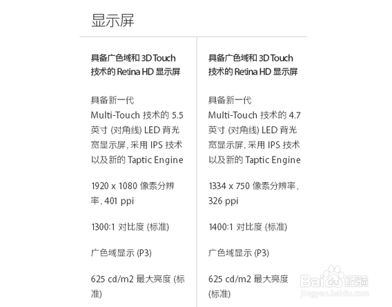 iphone7，iphone7plus机型性能比较