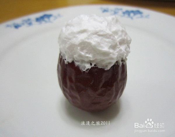 大枣制作圣诞老人圣诞雪人