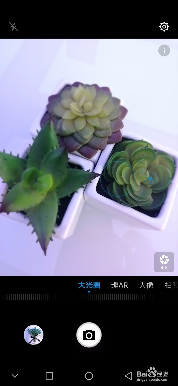麦芒7大光圈如何设置