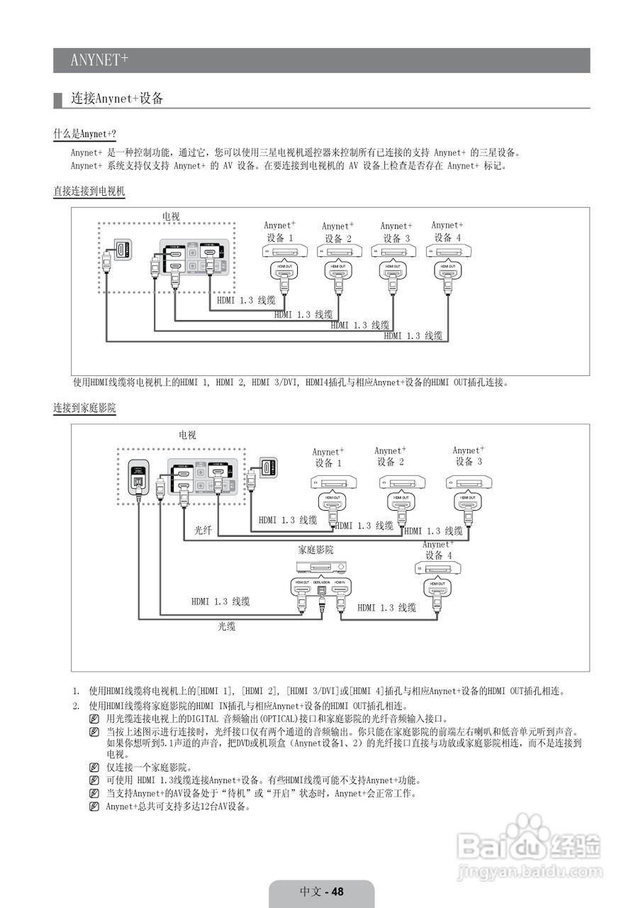 三星LA37B650T1F液晶彩电使用说明书:[6]