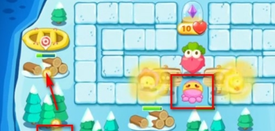 保卫萝卜2 极地 第91关 金水晶萝卜攻略