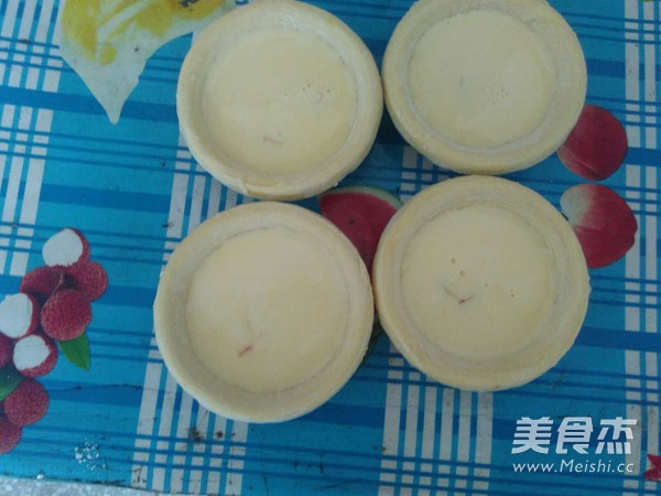 蓝莓蛋挞的做法