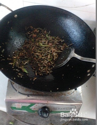 教你做肉末炒枯豆角