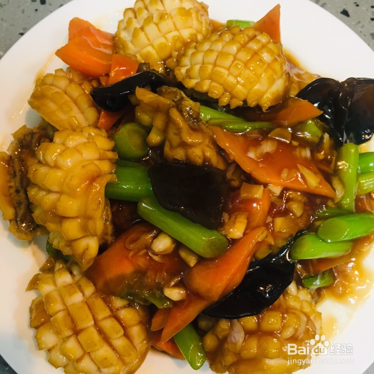 心心念念的红烧鲍鱼