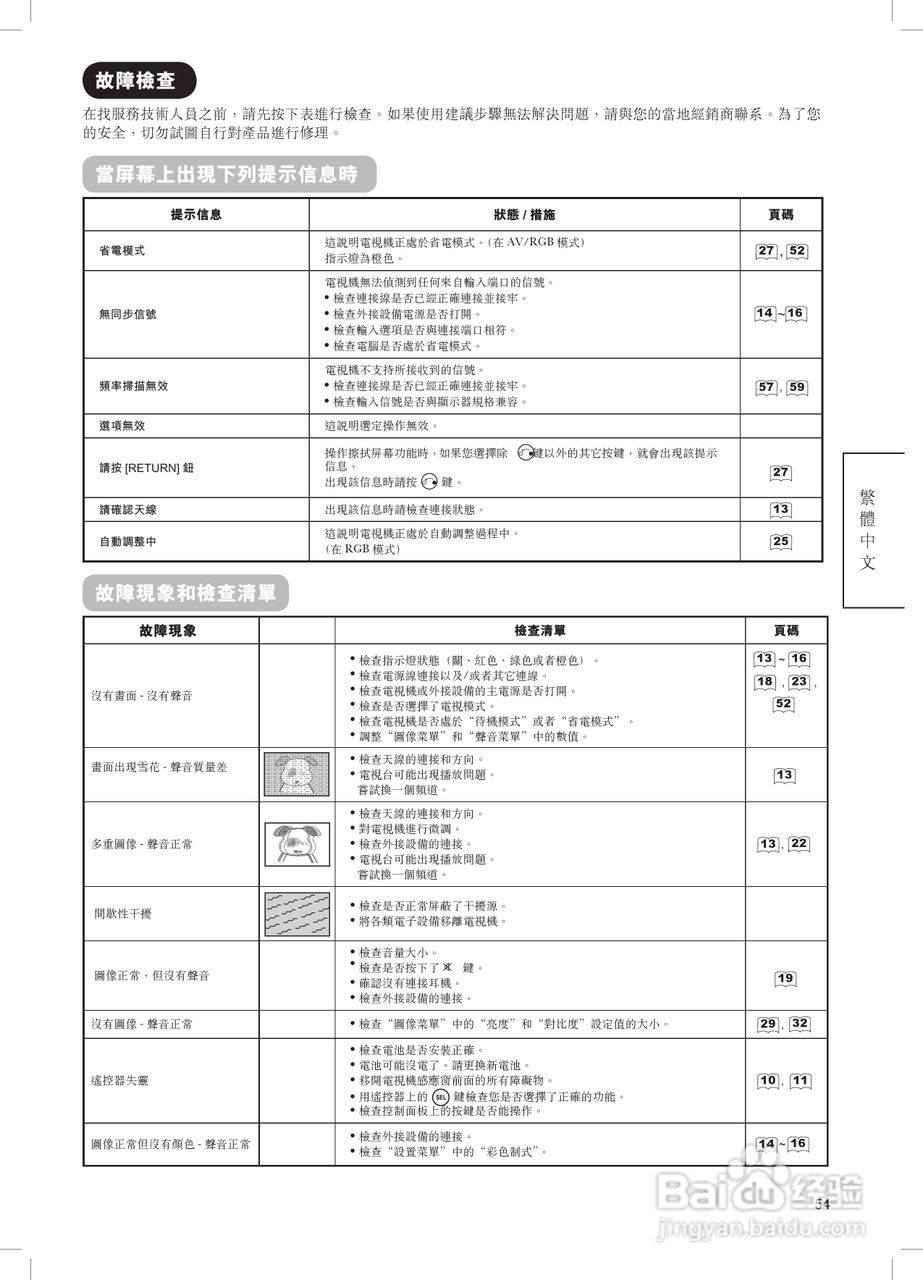 日立牌42PD8900TA型等离子电视机使用说明书:[6]