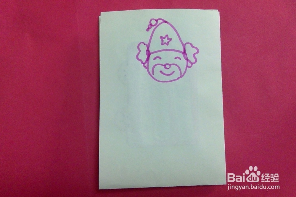 简笔画怎样画人物小丑画法儿童简单学画演员小丑