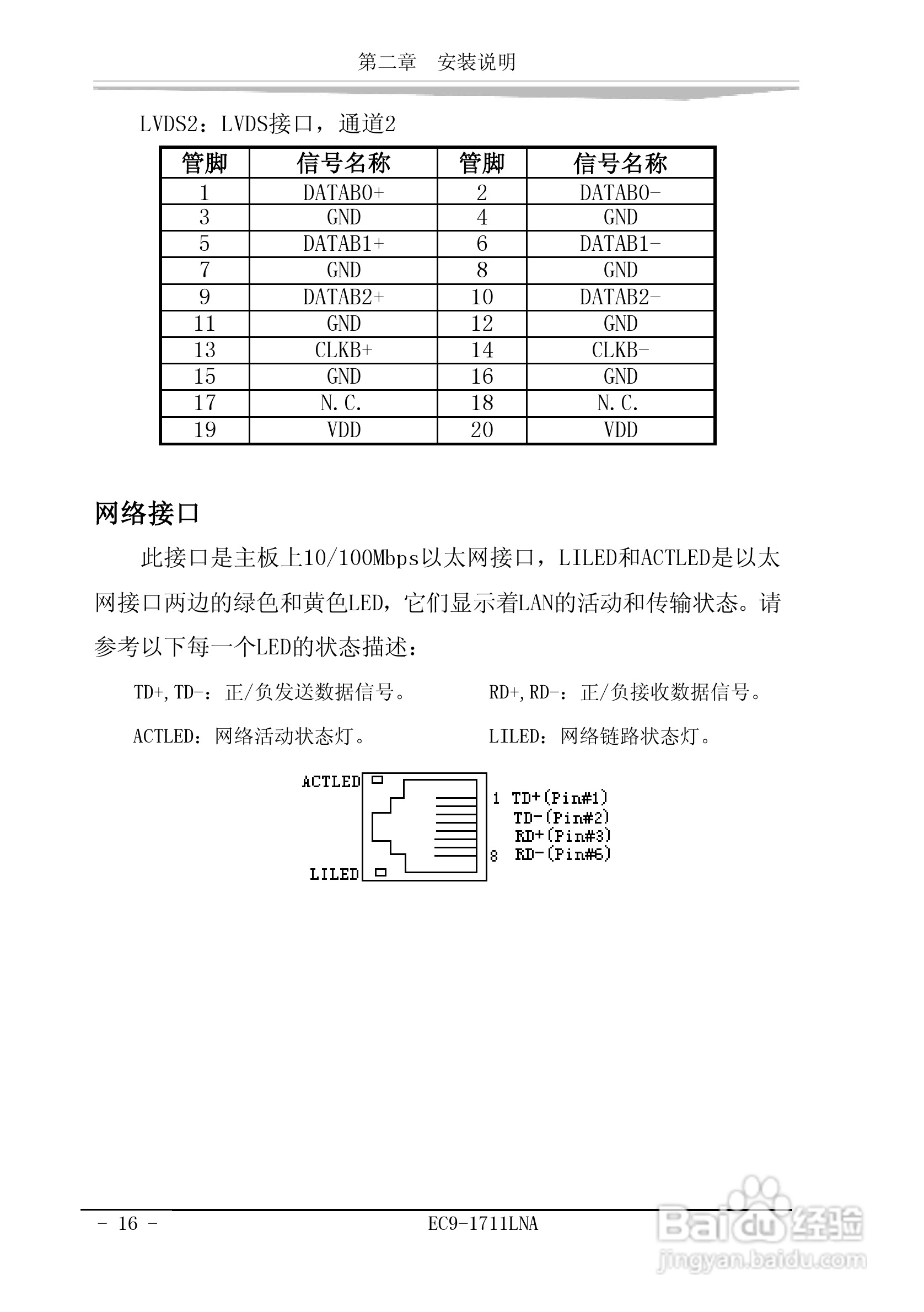 研祥EC9-1711LNA工业级CPU板卡说明书:[3]