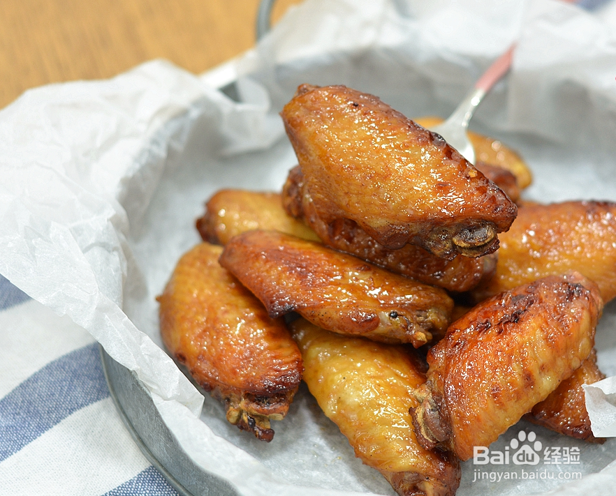 蜜汁烤翅的做法