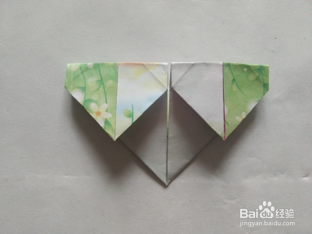 折纸——怎么折双色爱心