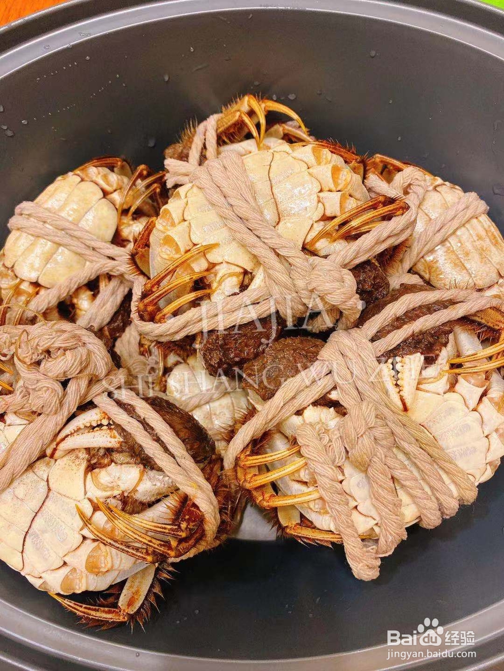 吃光光的清蒸大闸蟹