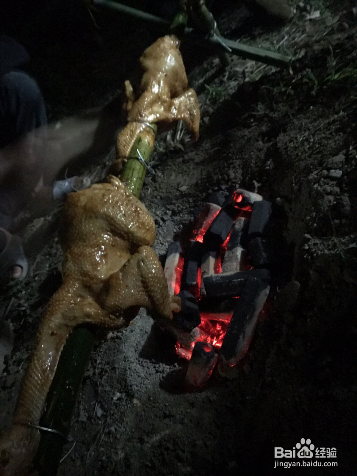 碳烤全鸡的做法