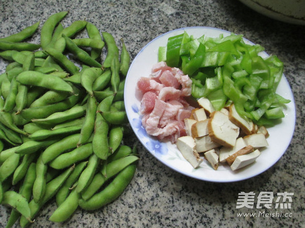 什锦炒毛豆的做法