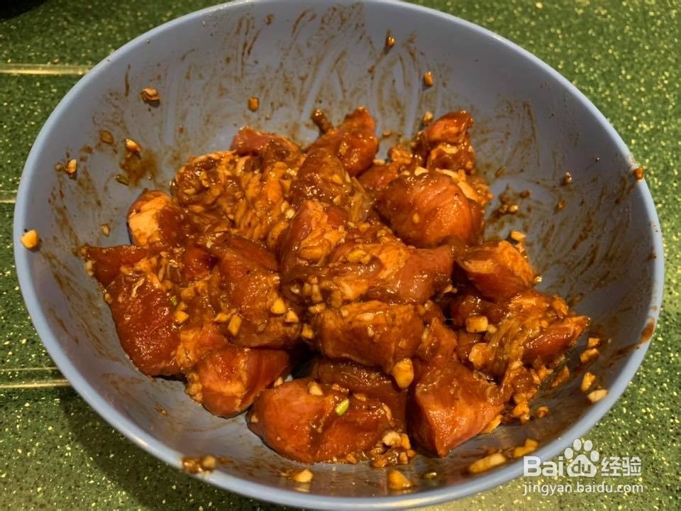孜然烤瘦肉串