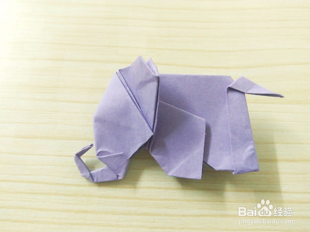 折纸大象_大象怎么折