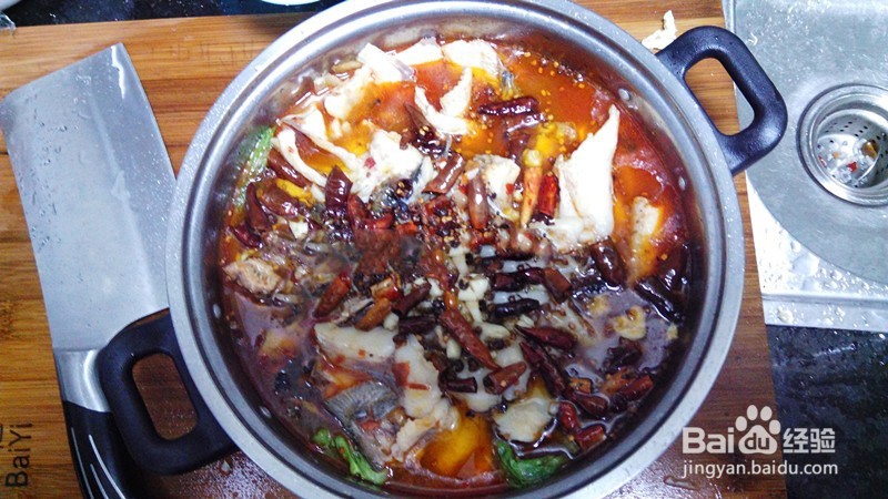 水煮鱼的制作方法