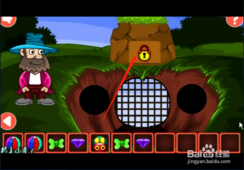 小游戏 《新年胡子大叔逃脱》如何通关