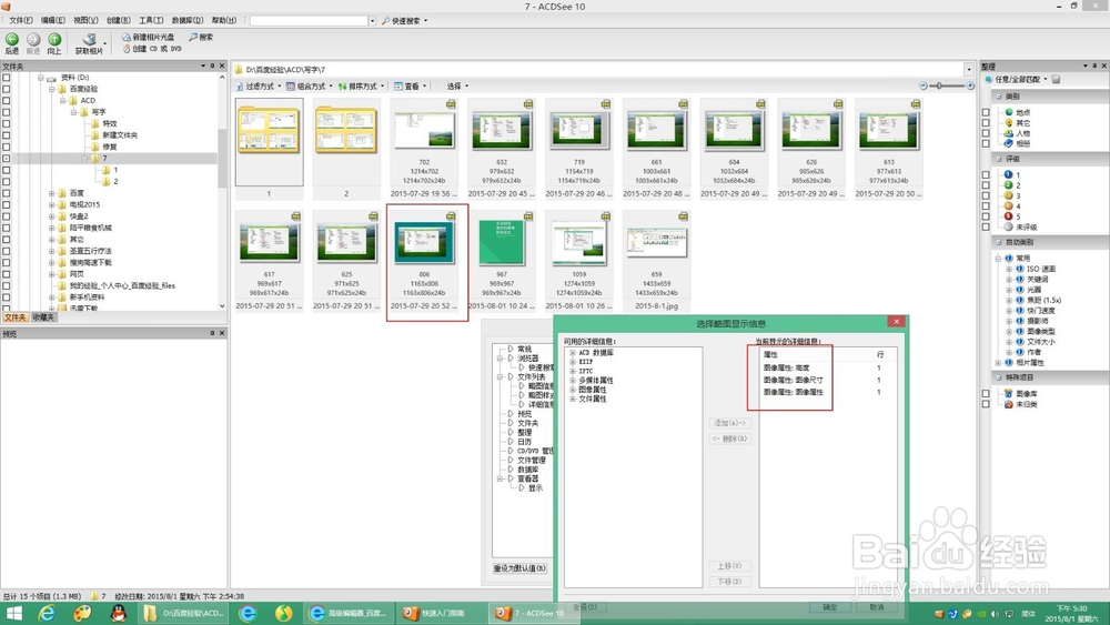 ACDSEE图片软件使用（十八）工具选项文件列表3