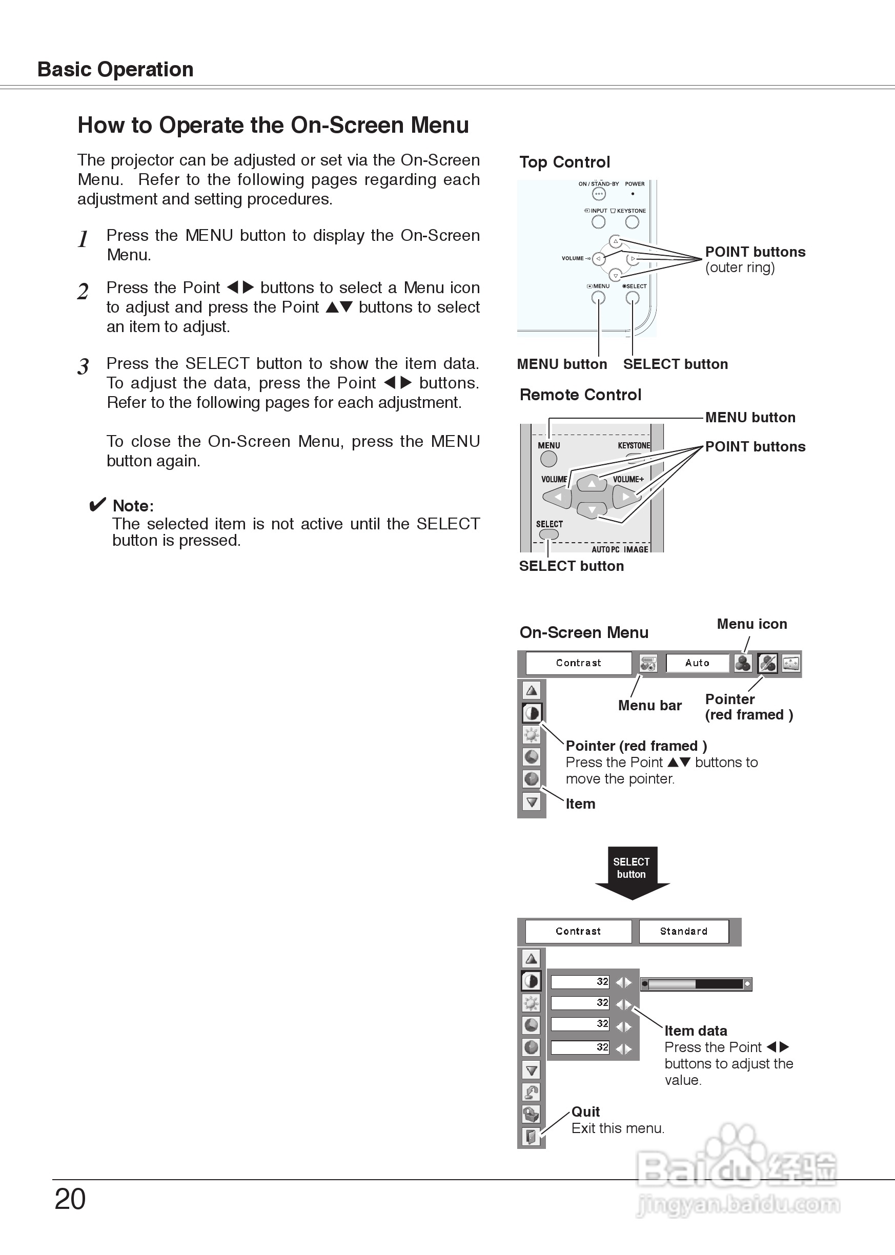 三洋 PLC-XU78投影机说明书:[2]