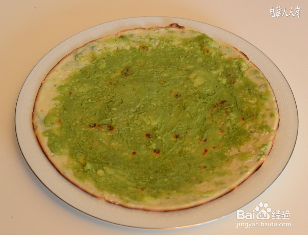 系列美食：[91]葱油蛋饼夹牛油果