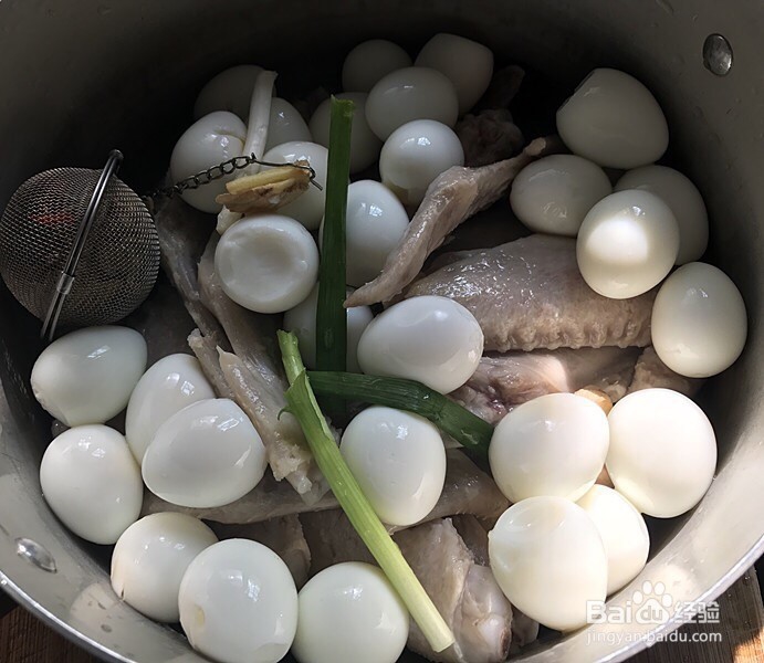 如何制作鹌鹑蛋卤鸭