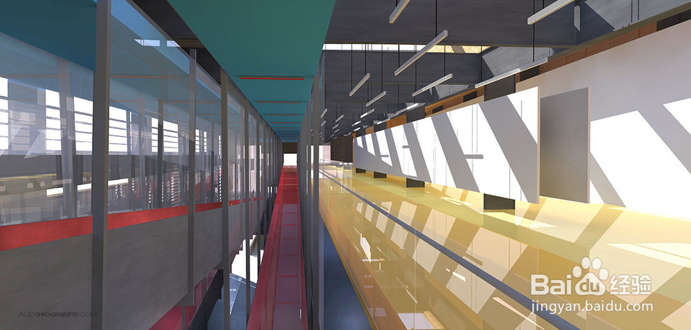 【渲染】穿越时空—创意云Sketchup径向模糊渲染