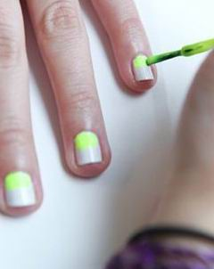 霓虹美甲教程
