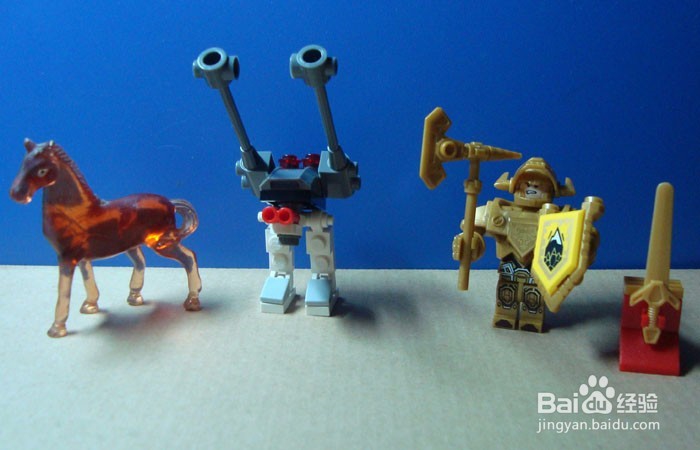 积木场景搭建之机器人与未来骑士