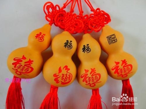 中国结编彩色葫芦教程