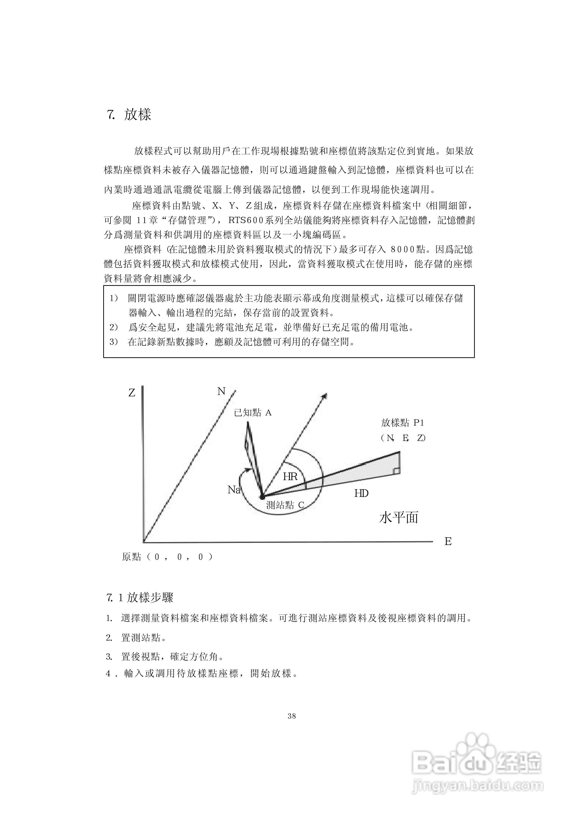 上煇RTS-630全站仪说明书:[5]