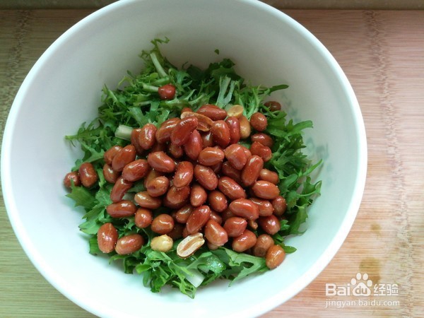 怎样做好吃简单的苔菜花生仁