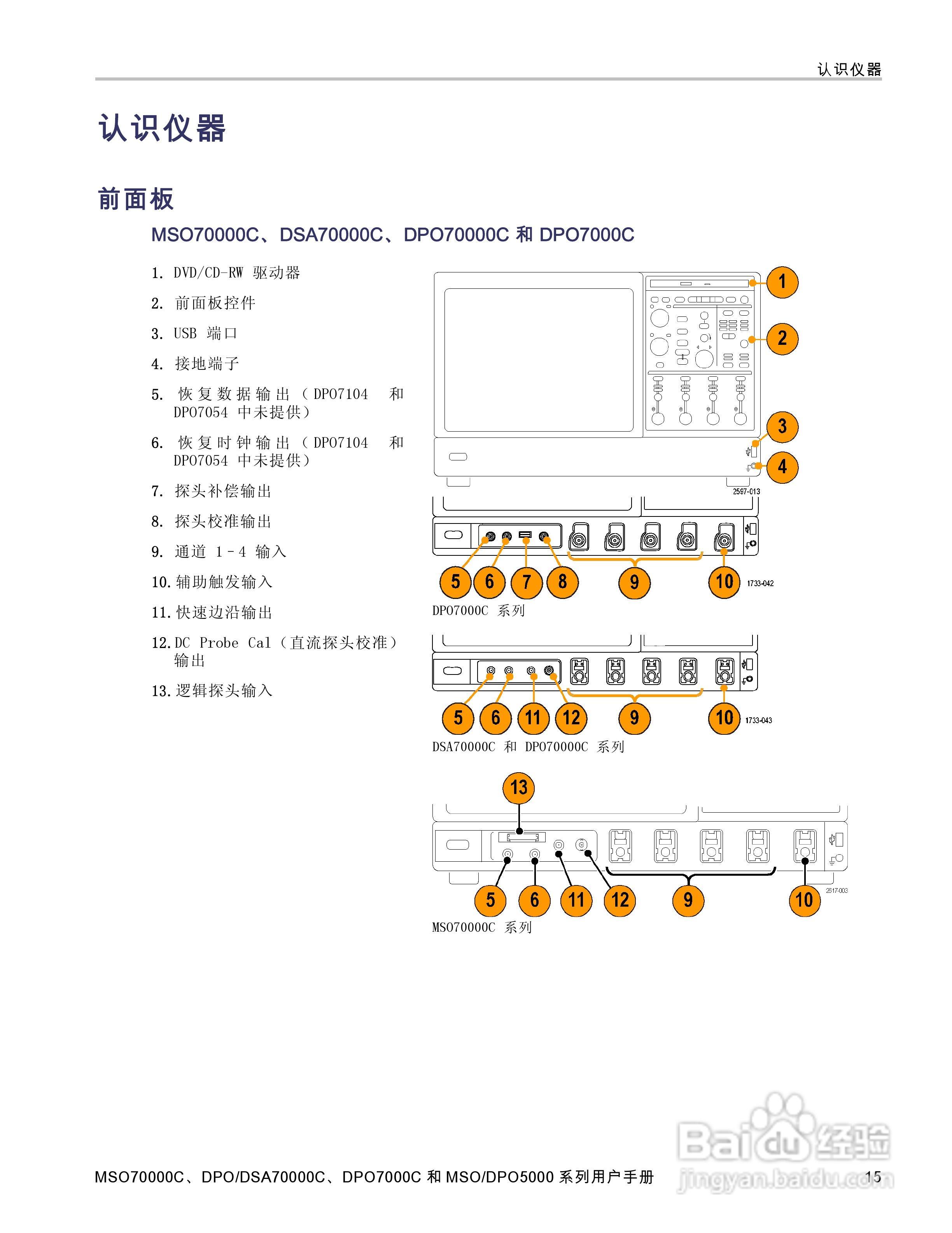 泰克DPO5034数字示波器用户手册:[4]