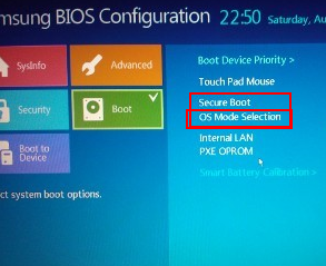 三星笔记本开机出现all boot options are tried