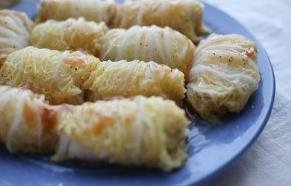 妈妈牌娃娃菜鸡肉卷