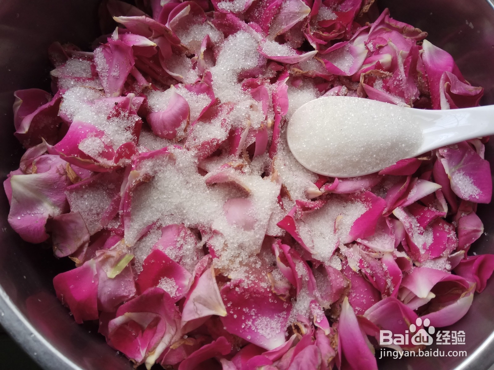 腌制玫瑰糖的方法