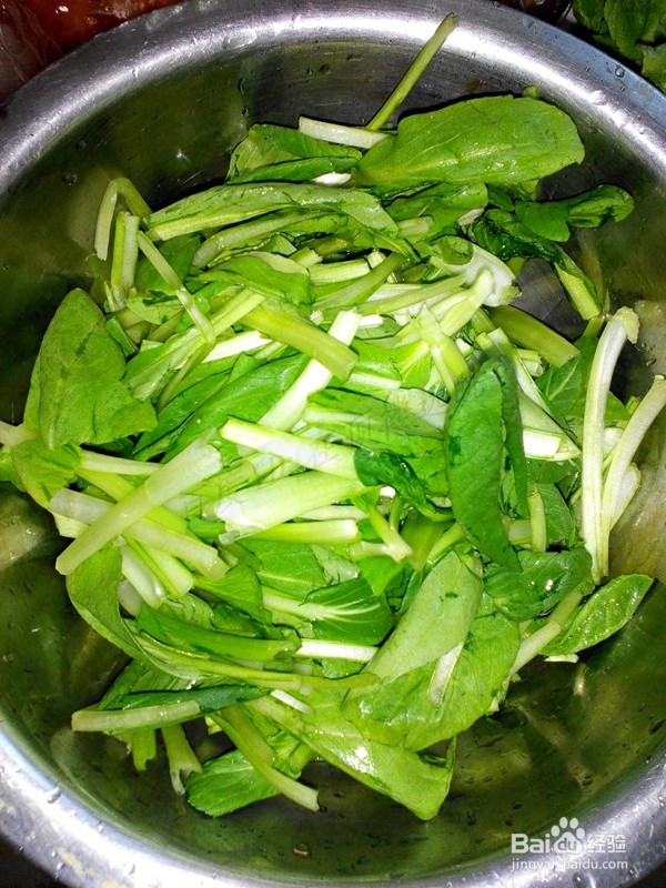 农家院炝炒油菜