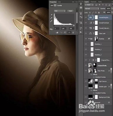 PS怎么打造唯美的暗调室内人像?